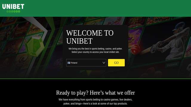 Unibet Hungary casino screenshot